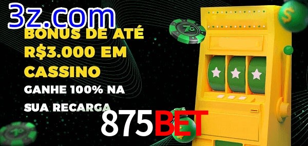 875Bet melhor bônus de depósito