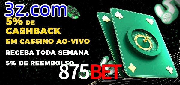 Promoções do cassino ao Vivo 875Bet